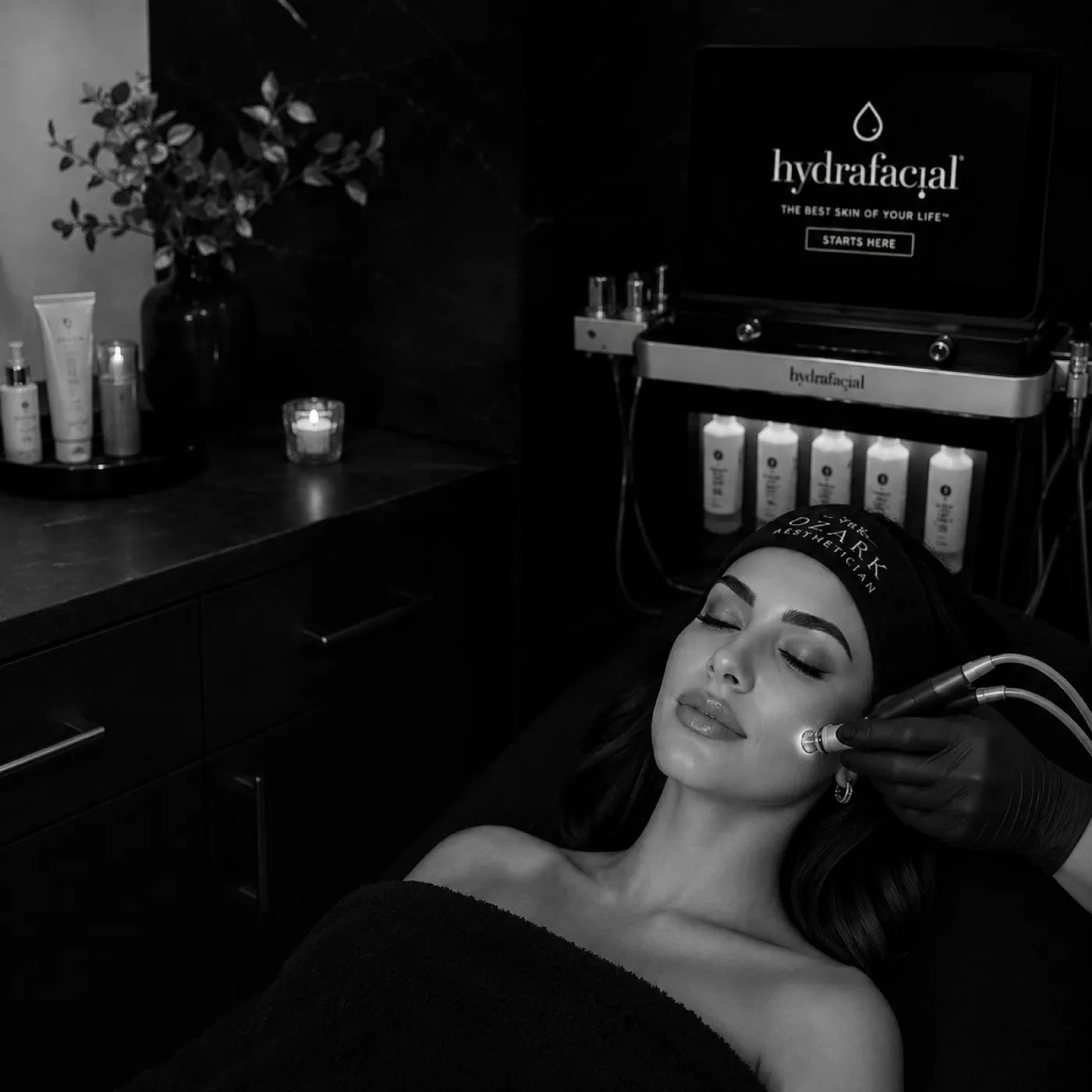 Imagery from the The Ozark Aesthetician website